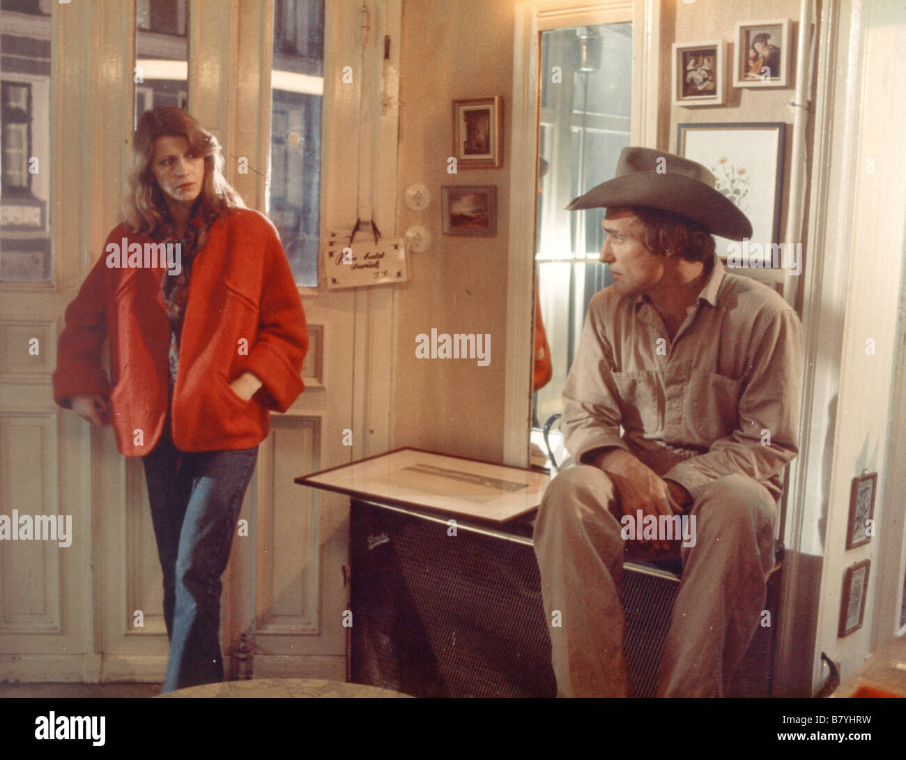 Der Amerikanische Freund Year: 1977 - west Germany Dennis Hopper, Lisa Kreuzer  Director: Wim Wenders Stock Photo