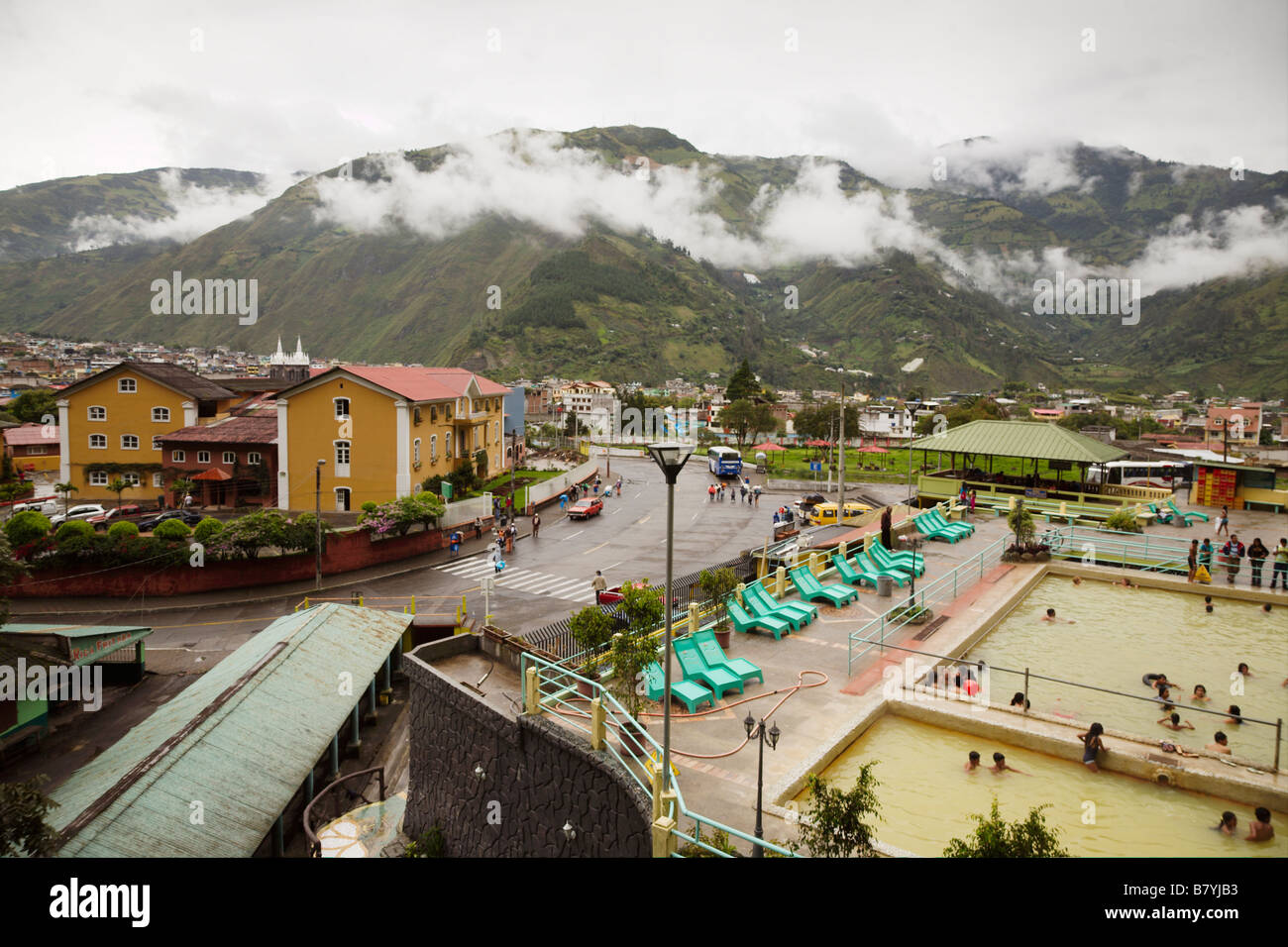 Town of Banos, Ecuador Stock Photo Alamy