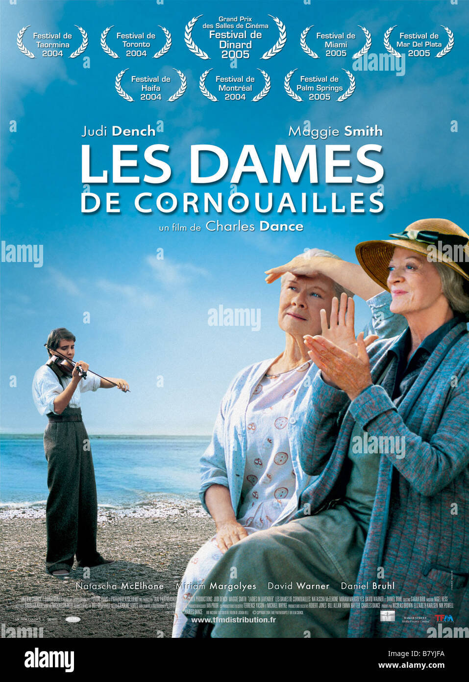Les dames de Cornouailles Ladies in lavender  Year: 2005 - UK Affiche / poster Maggie Smith, Judi Dench  Director: Charles Dance Stock Photo