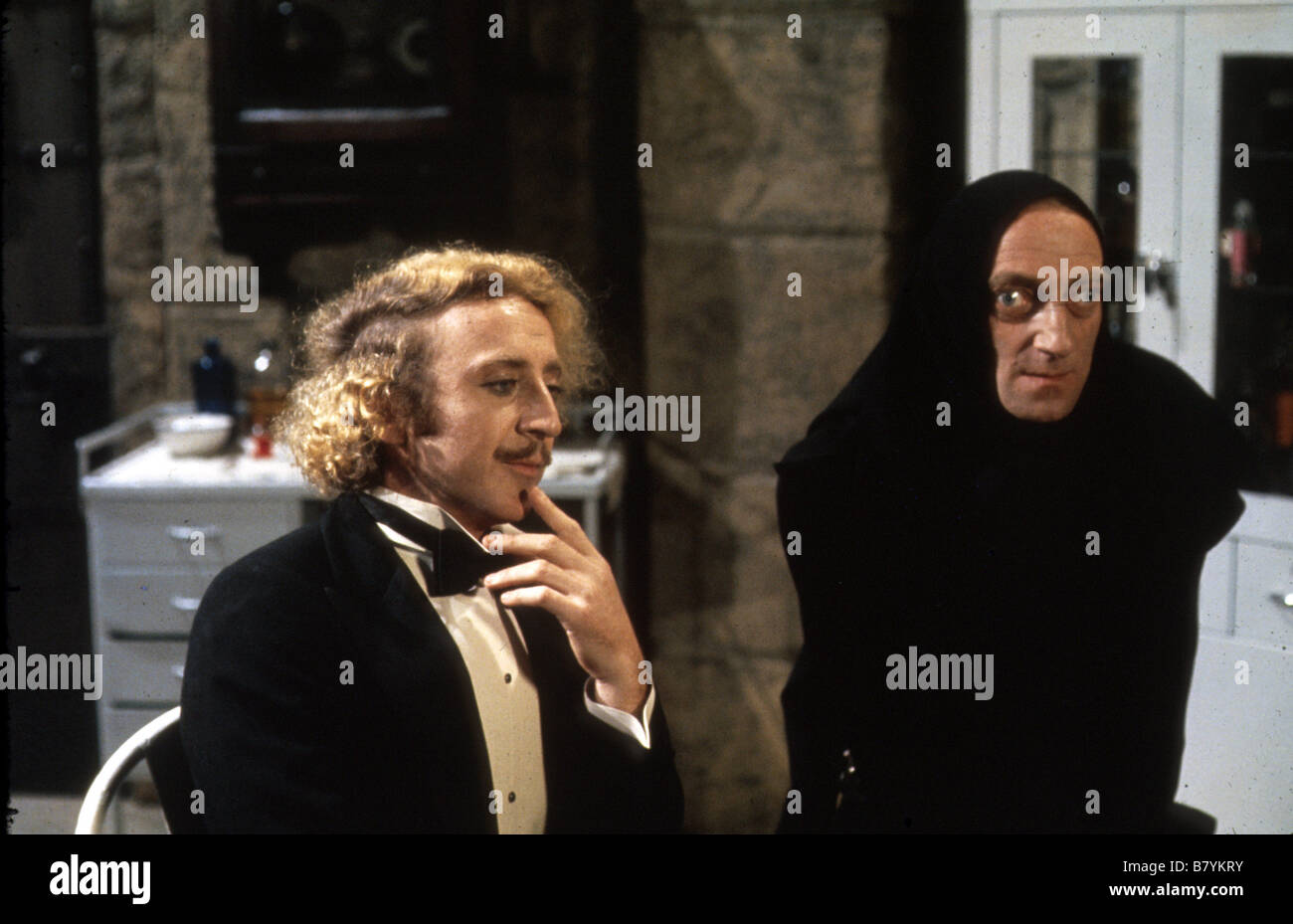Young Frankenstein Year: 1974 USA Gene Wilder, Marty Feldman  Director: Mel Brooks Stock Photo