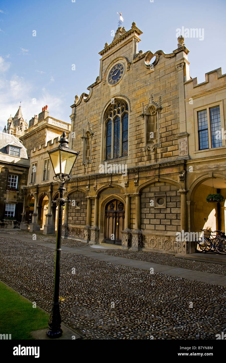 Peterhouse College Cambridge chapel, the oldest University college in Cambridge, England Stock Photo