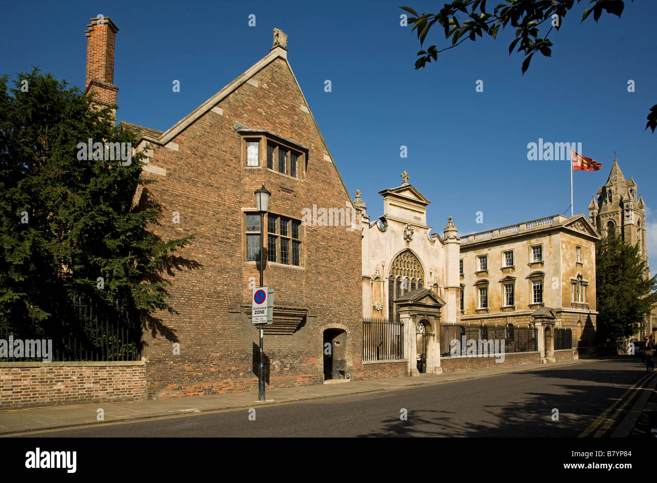 Peterhouse College Cambridge, the oldest University college in Cambridge, England Stock Photo
