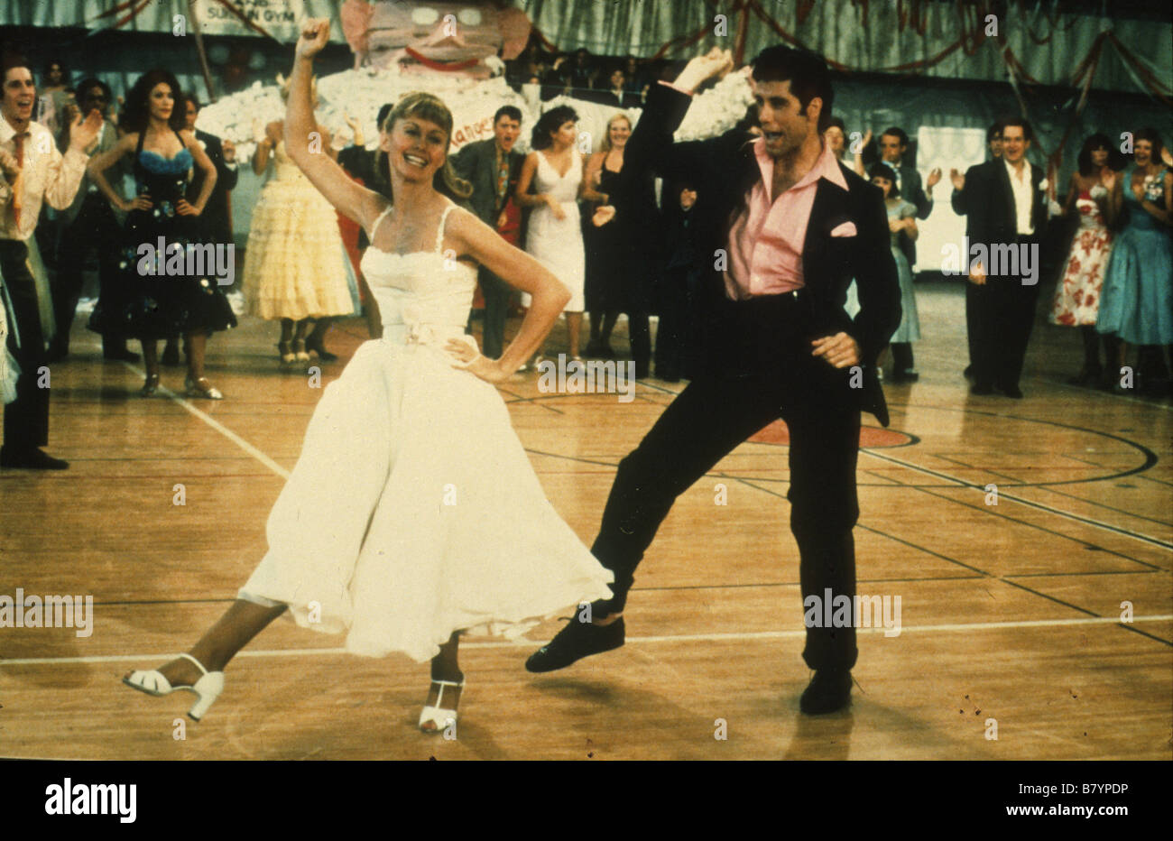 Grease Grease  Year: 1978 USA Olivia Newton John, John Travolta  Director: Randal Kleiser Stock Photo