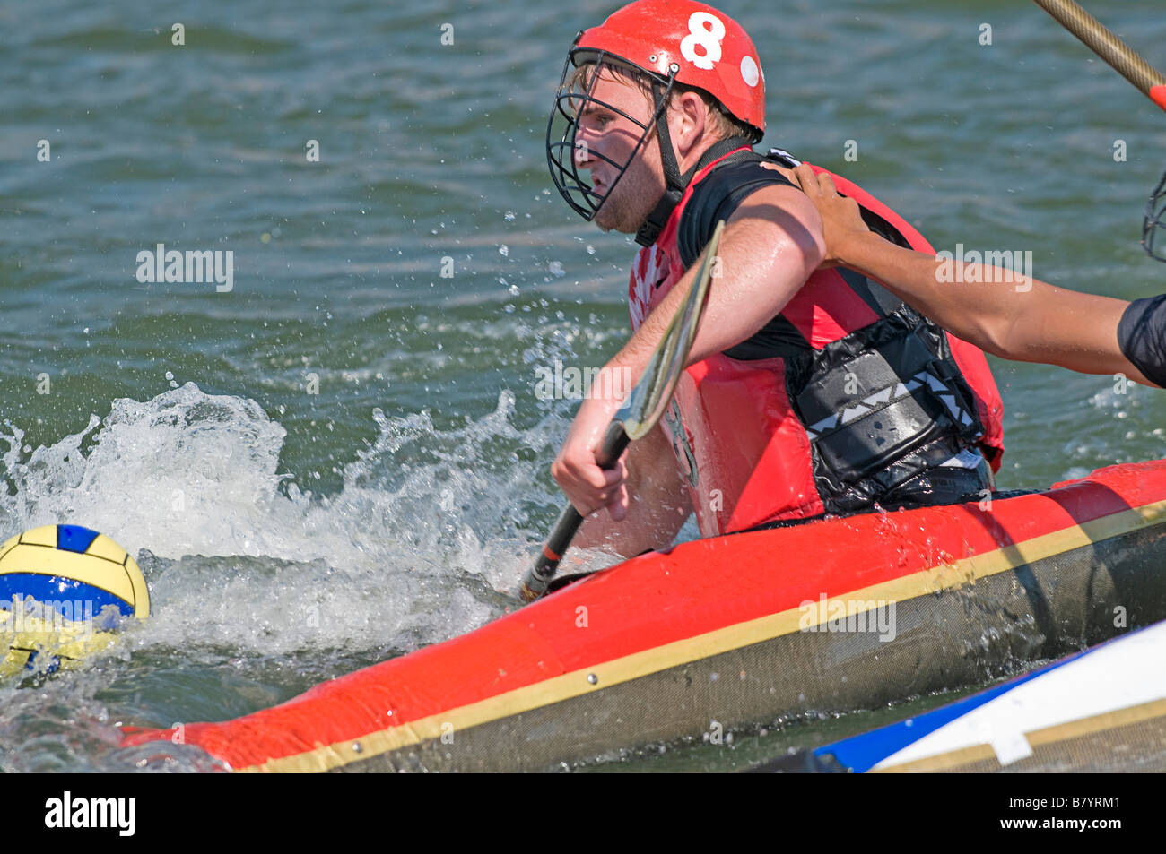 2008 Canoe polo championships Stock Photo