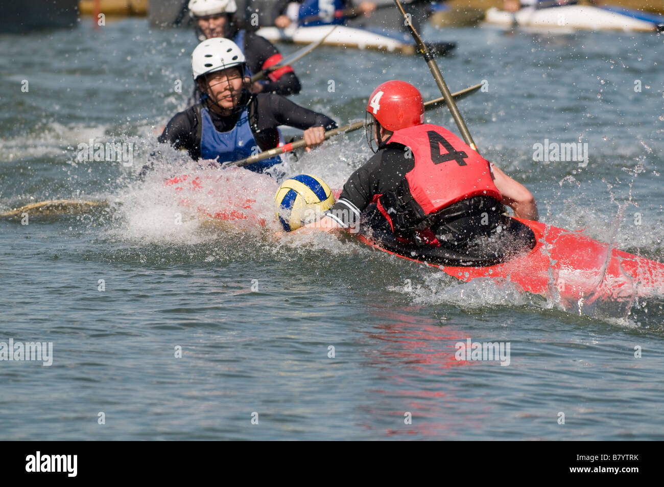 2008 Canoe Polo Championships Stock Photo Alamy