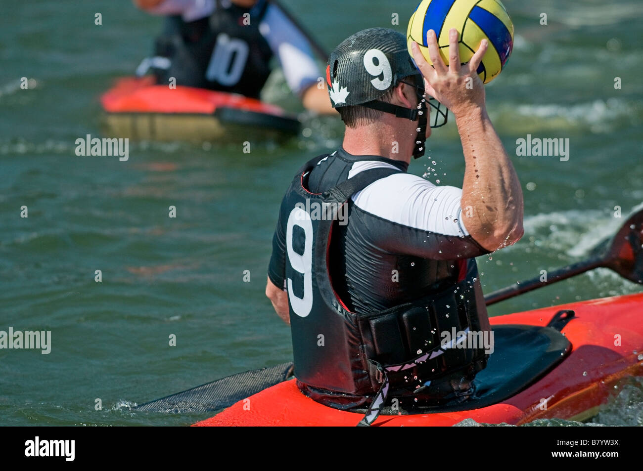 2008 Canoe polo championships Stock Photo Alamy
