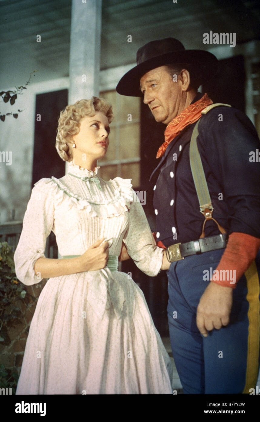 The Horse Soldiers Year: 1959 USA John Wayne, Constance Towers Director:  John Ford Stock Photo - Alamy