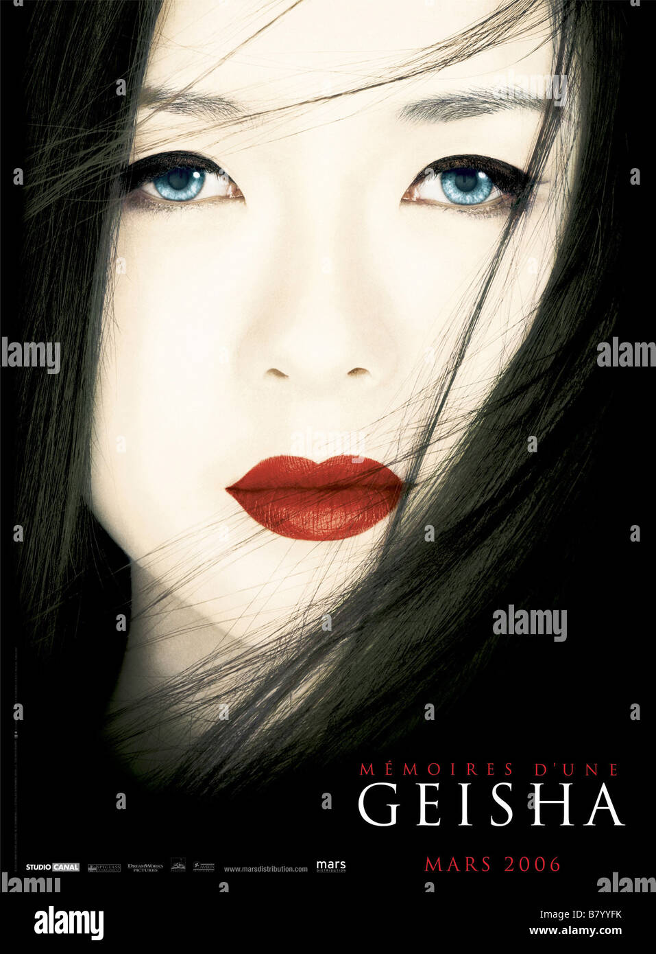 Memoires d'une geisha Memoirs of a Geisha  Year: 2005 USA Affiche / Poster Ziyi Zhang  Director: Rob Marshall Stock Photo