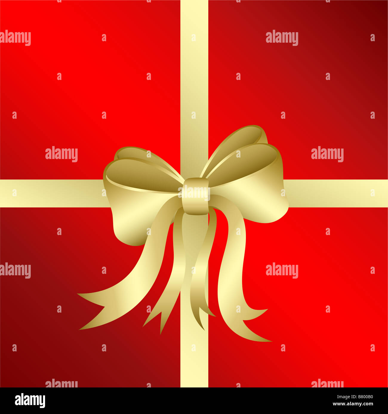Background with gold bow Stock Photo - Alamy