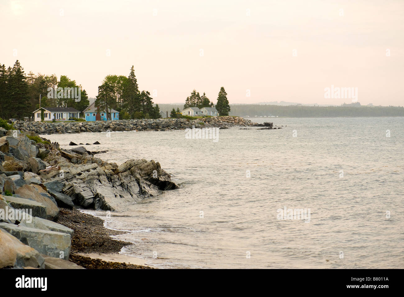 A view of the shores taken in Green Bay NS Stock Photo Alamy