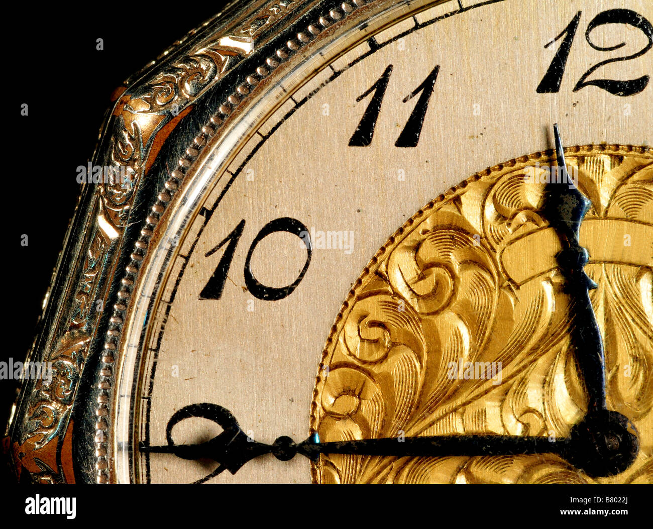 Antique watch face Stock Photo Alamy