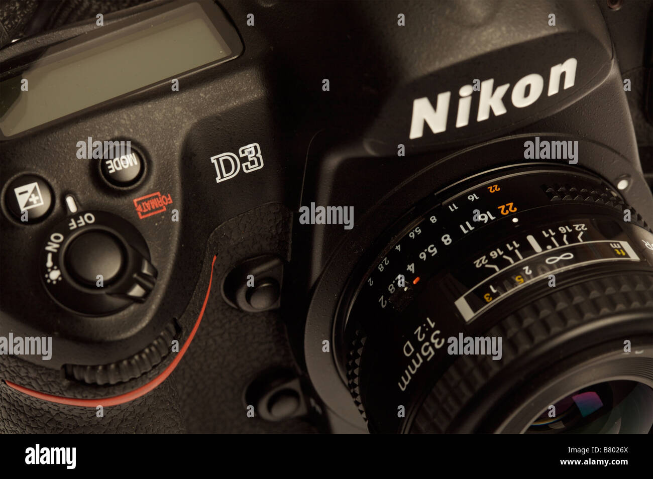 A Nikon D3 Camera Body Stock Photo