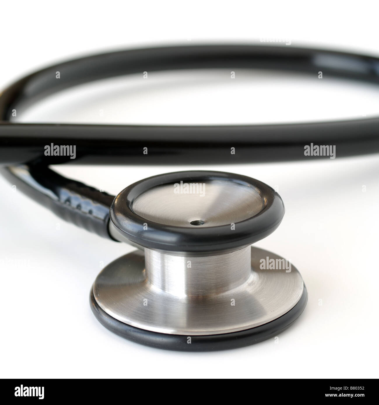 Stethoscope isolated on white Stock Photo