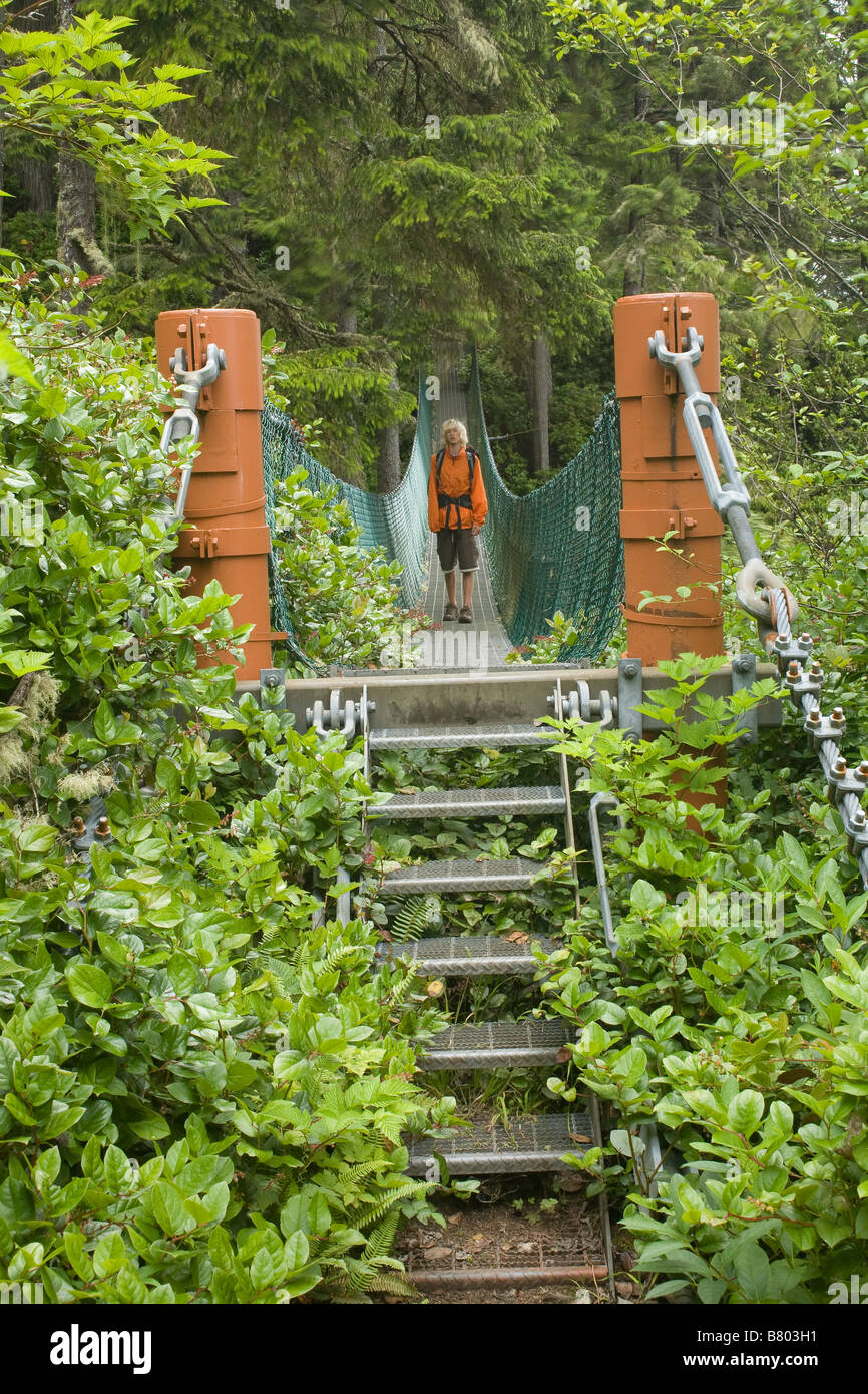 Minute creek suspension bridge hires stock photography and images Alamy