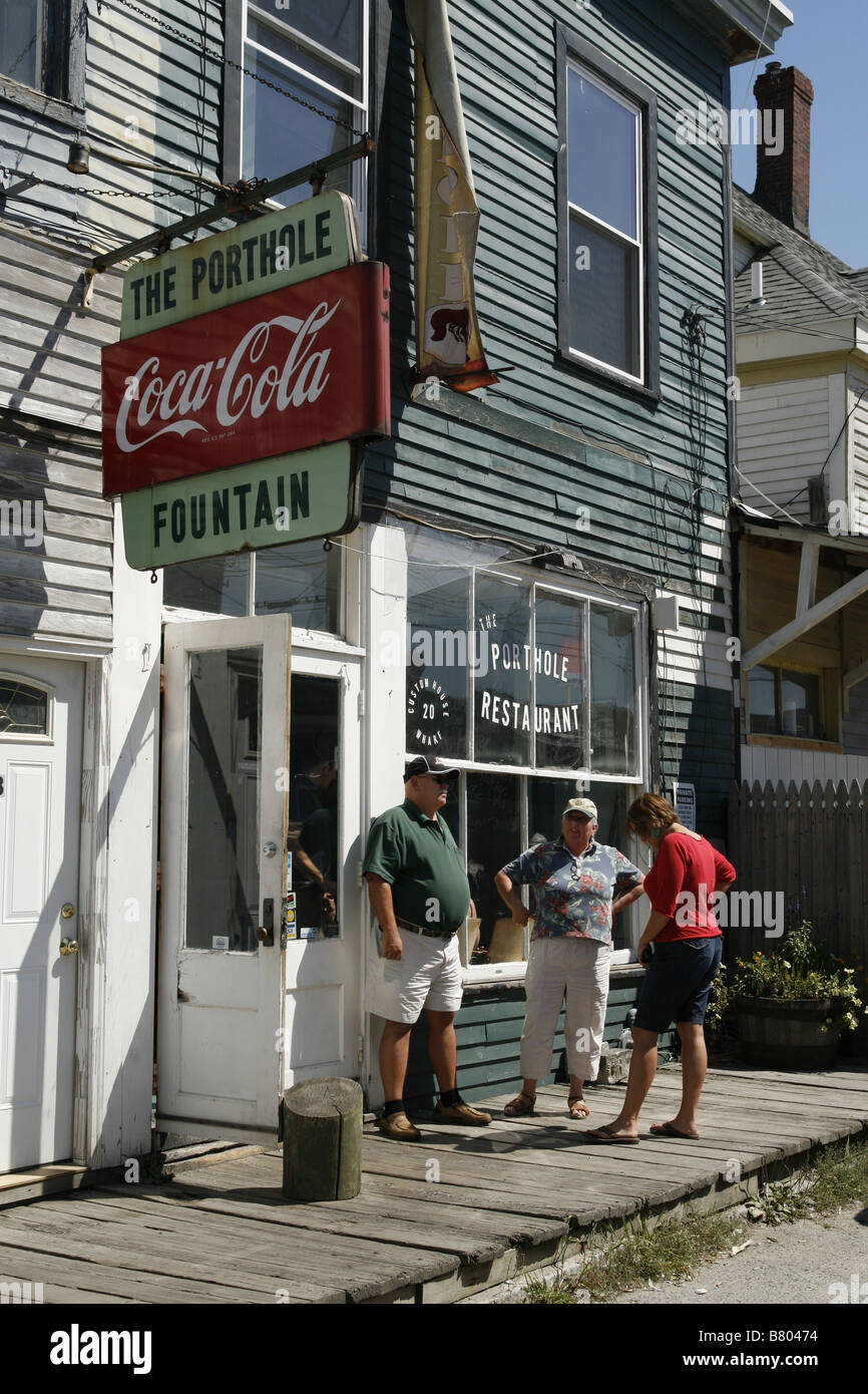 The Porthole Restaurant, Portland, Maine, USA Stock Photo Alamy