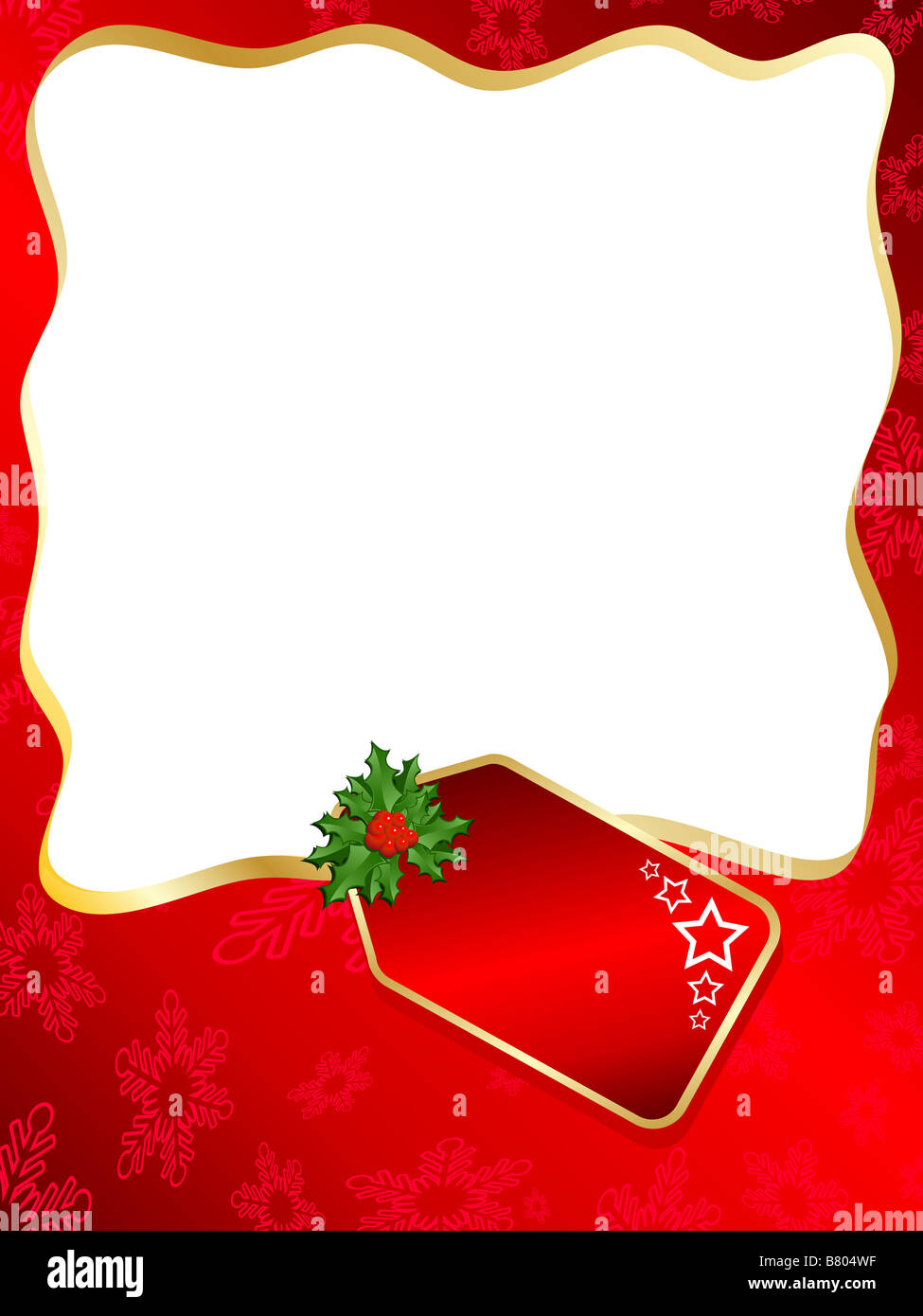 Christmas label background Stock Photo - Alamy