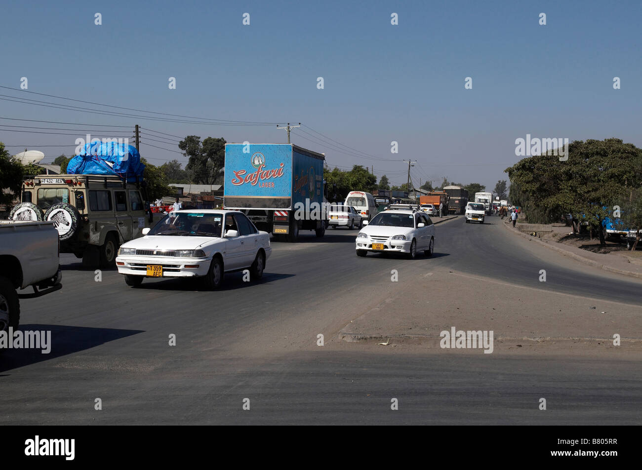 Tanzania roads hi-res stock photography and images - Alamy