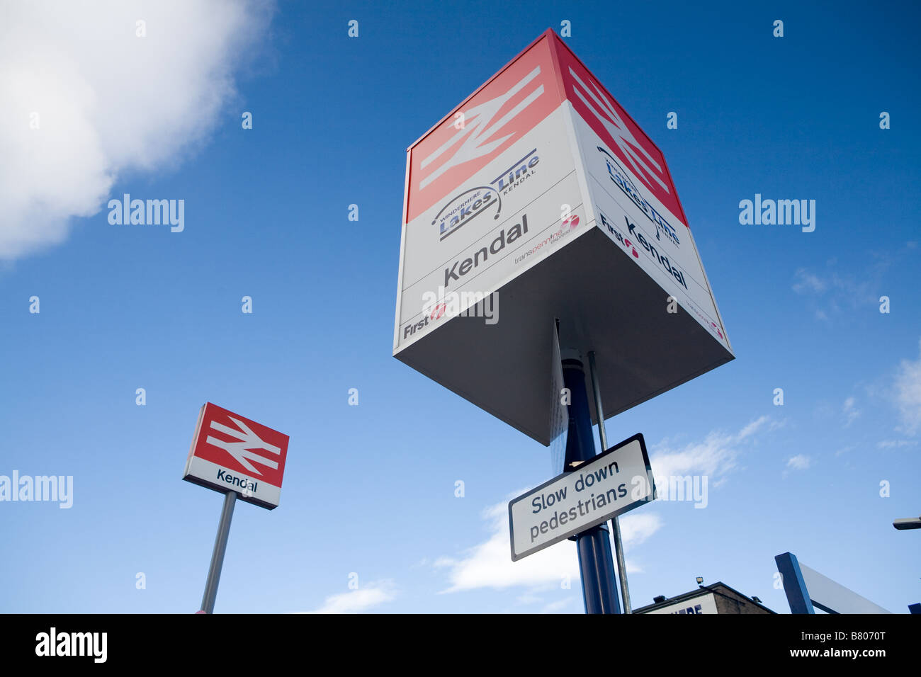 Kendal Rail Station Stock Photo Alamy