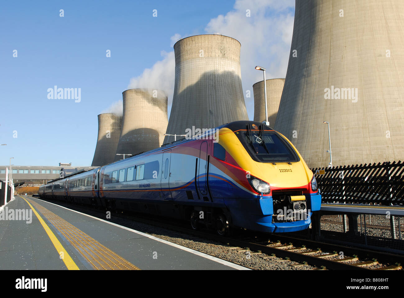 East Midlands Parkway Railway Station Stock Photo Alamy