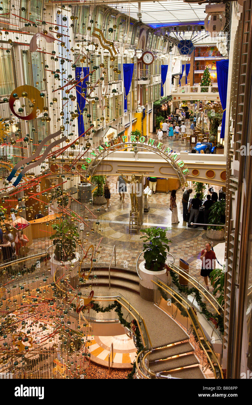 Interior of Royal Caribbean`s `Navigator of the Sea` Cruise Ship. Editorial  Stock Image - Image of modern, holiday: 186379934