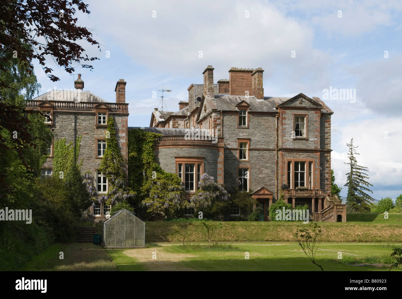 Galloway House and gardens Dumfries and Galloway Scotland summer Stock