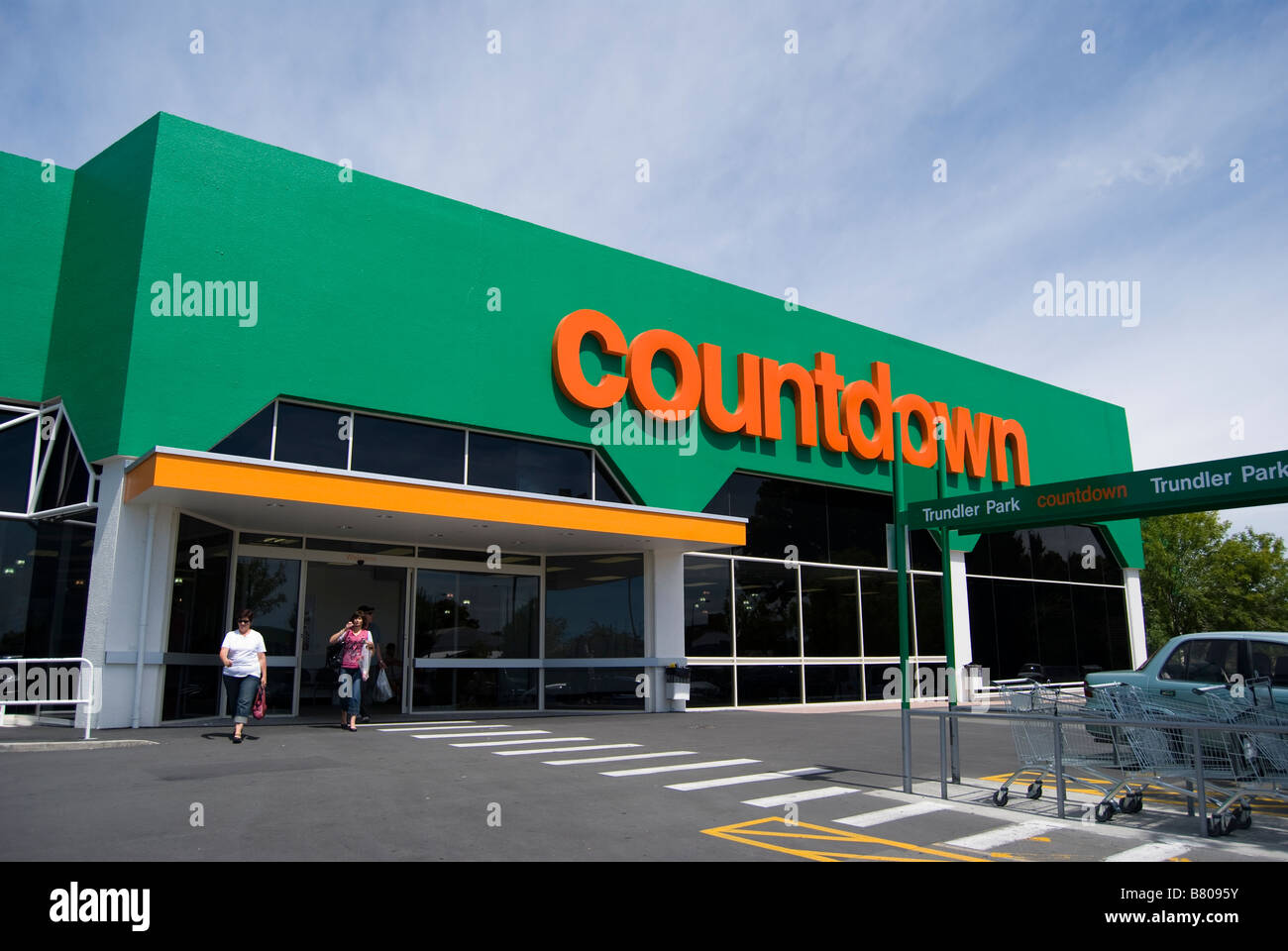 Countdown Supermarket, Riccarton Road, Riccarton, Christchurch Stock
