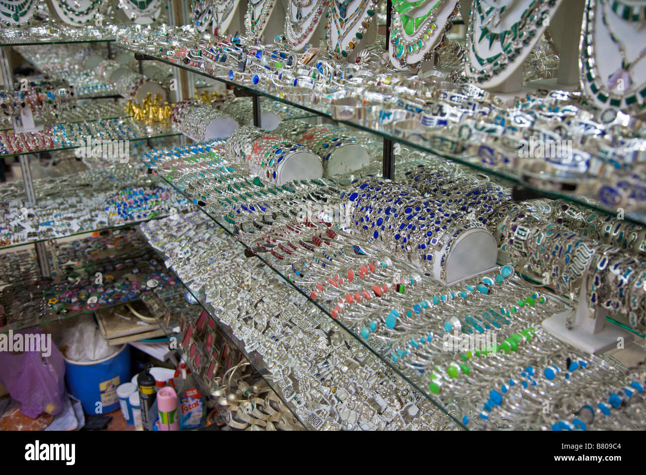 Jewelry for sale in shop at port of Cozumel, Mexico Stock Photo - Alamy