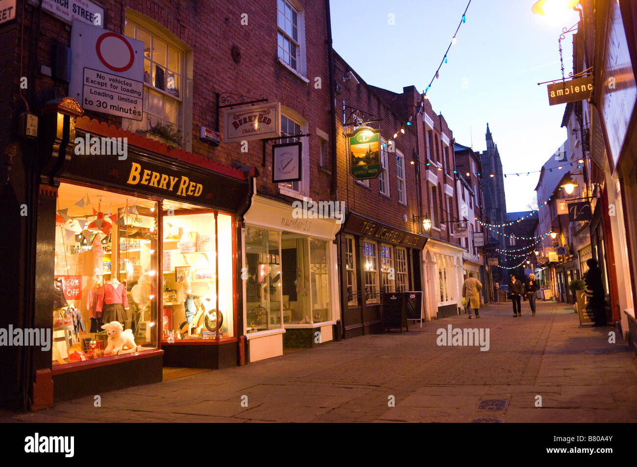 Church Street Hereford Herefordshire England United Kingdom Stock Photo