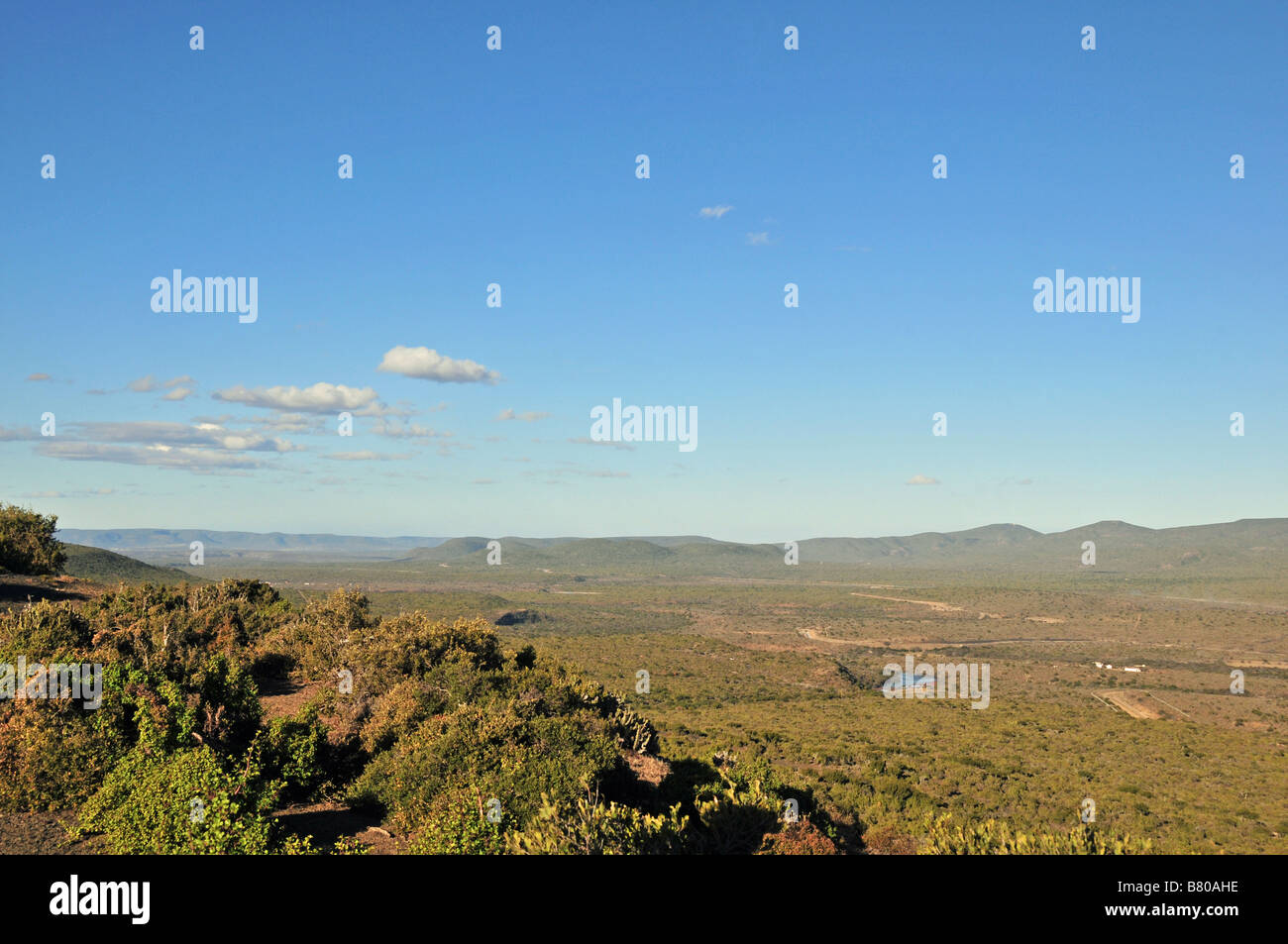 The Great Fish River, South Africa: eastern border of Cape Colony in the Xhosa wars 1779-1878 Stock Photo