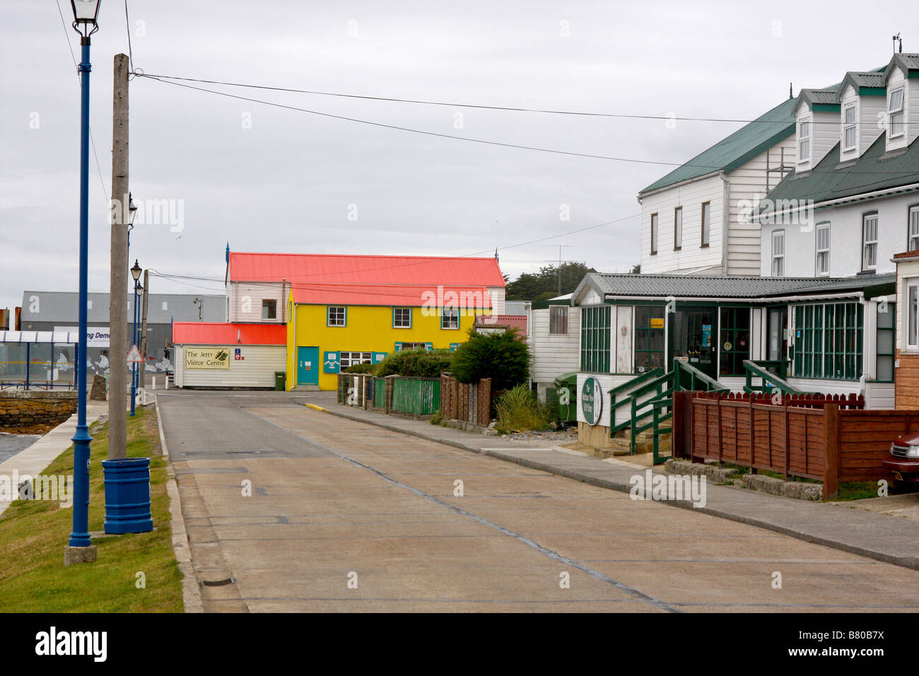 Stanley falkland islands houses buildings hires stock photography and