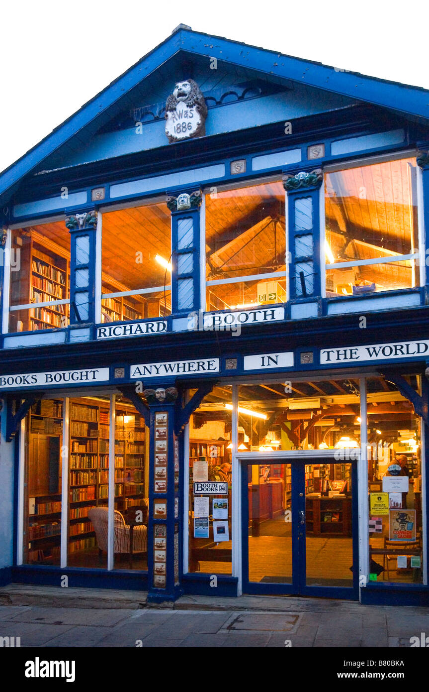 Bookshop Hay on Wye Wales United Kingdom Europe Stock Photo