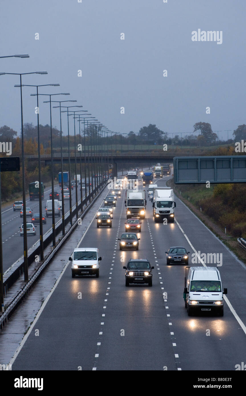 M5 motorway Worcestershire United Kingdom Europe Stock Photo