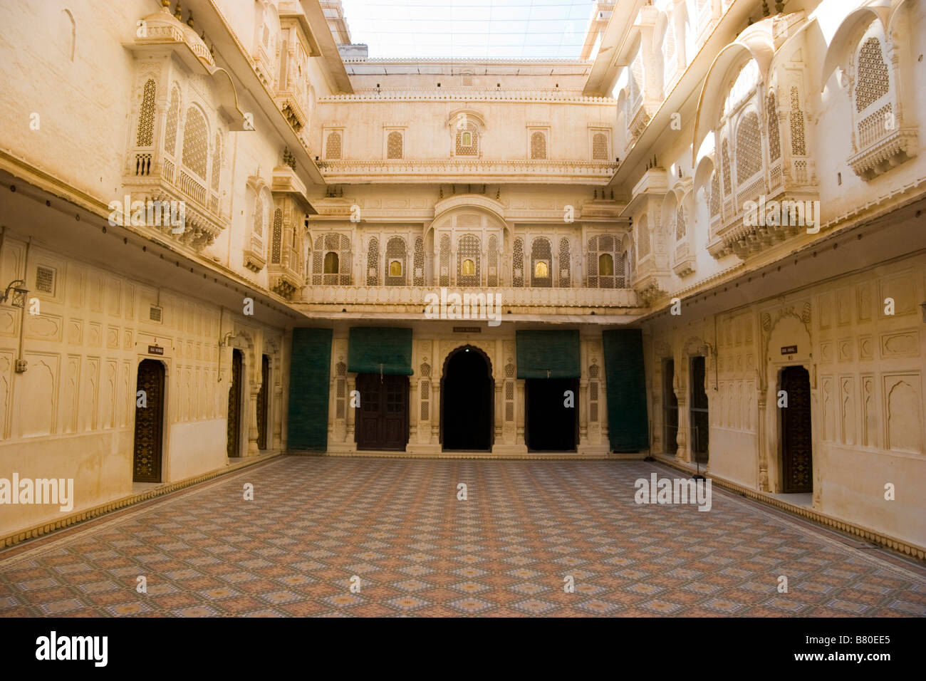 Palace Junagarh Fort Bikaner Rajasthan India Stock Photo - Alamy