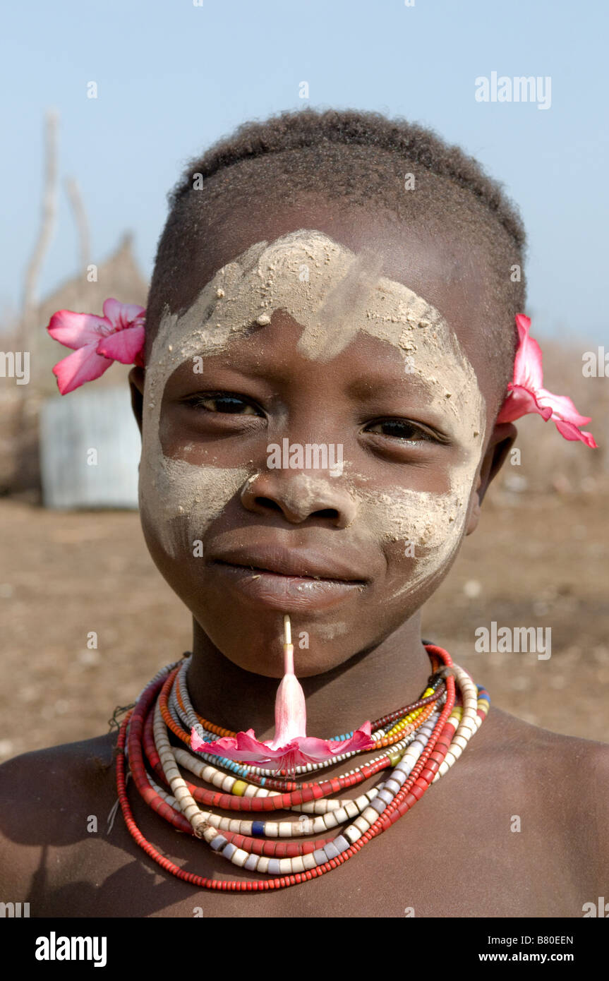 Very Young African Tribe Girls