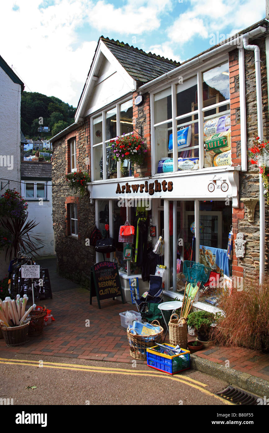 General hardware shop in Queen Street, Lynton, North Devon, England, UK Stock Photo Alamy