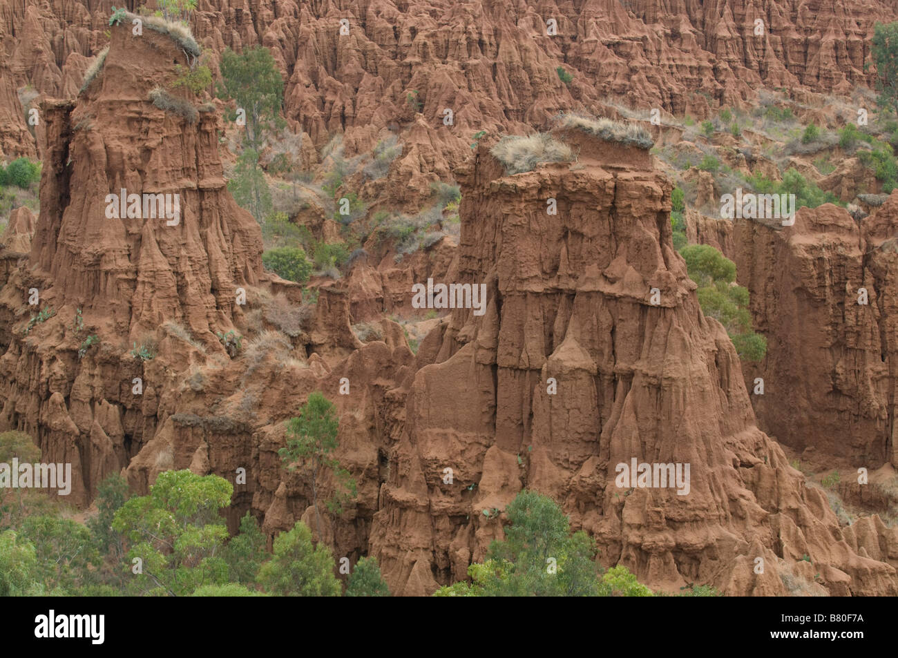 Sandstone formation called New York Gesergiyo Ethiopia Africa Stock Photo