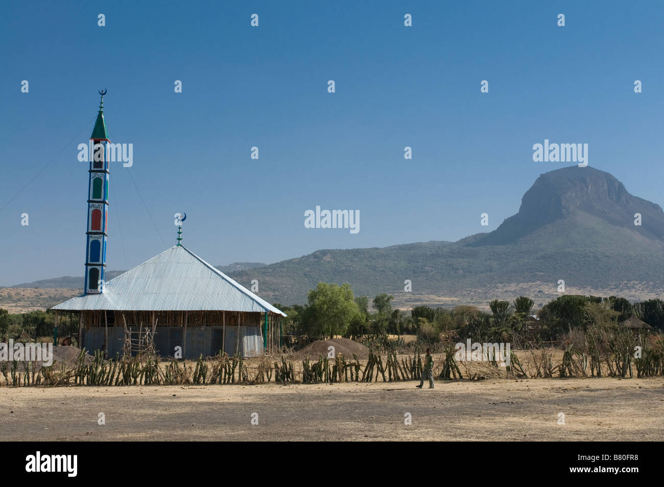 Mosque in the Bale mountains Ethiopia Africa Stock Photo