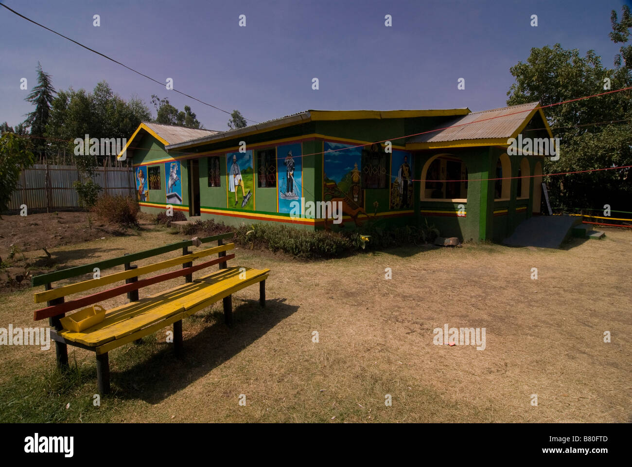 The Rastafari home in Shasheteme Ethiopia Africa Stock Photo Alamy