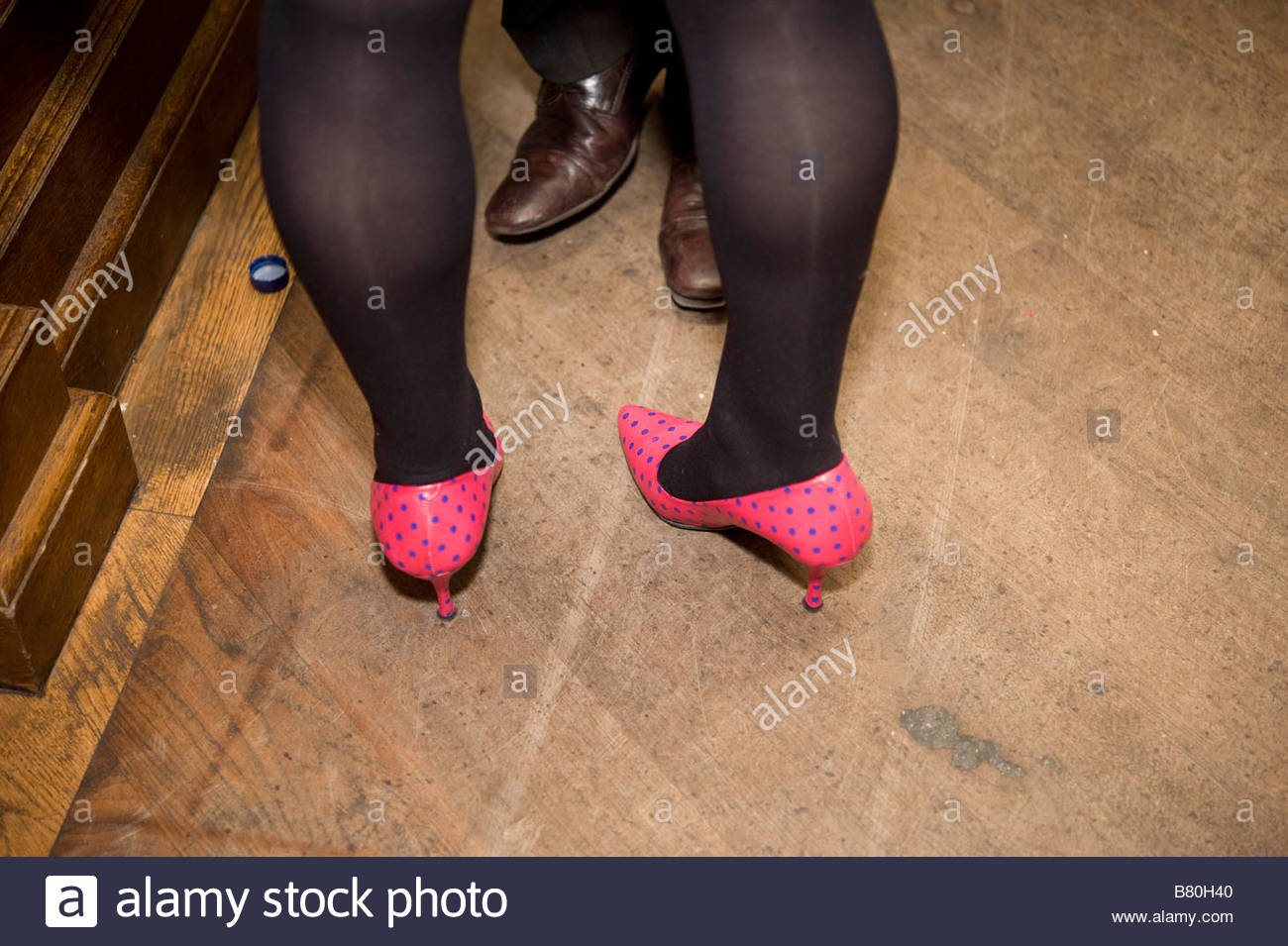 spotty heels