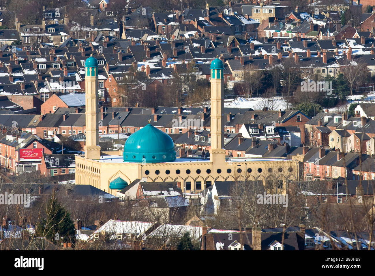 The Medina Mosque in  Sheffield is the first purpose built mosque in the city Stock Photo