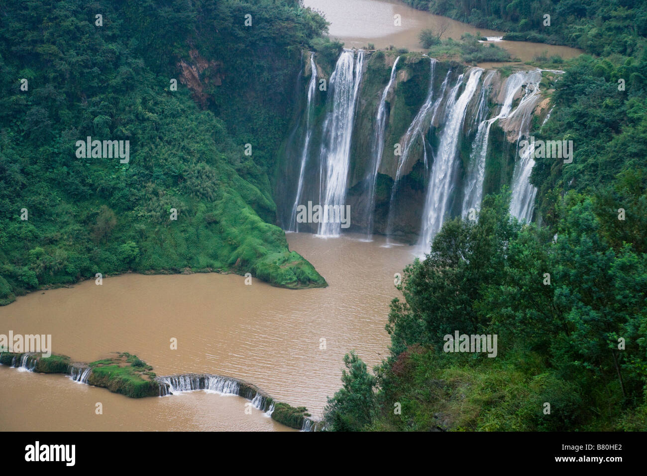 Nine Dragon Waterfall Luoping Yunnan Province China Stock Photo - Alamy