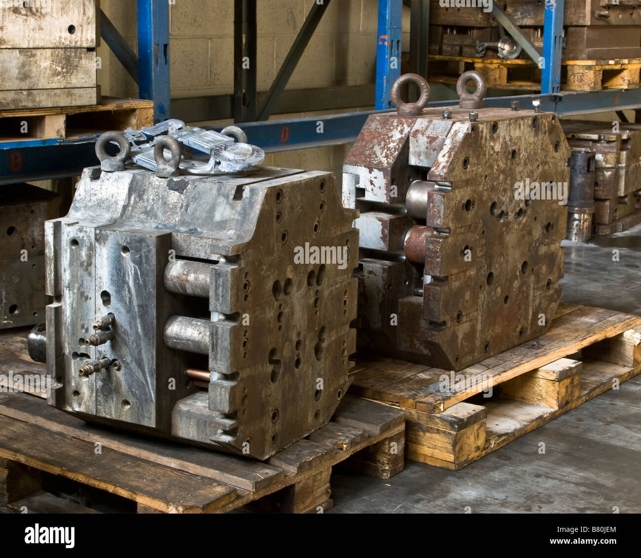High pressure die casting tools Stock Photo Alamy