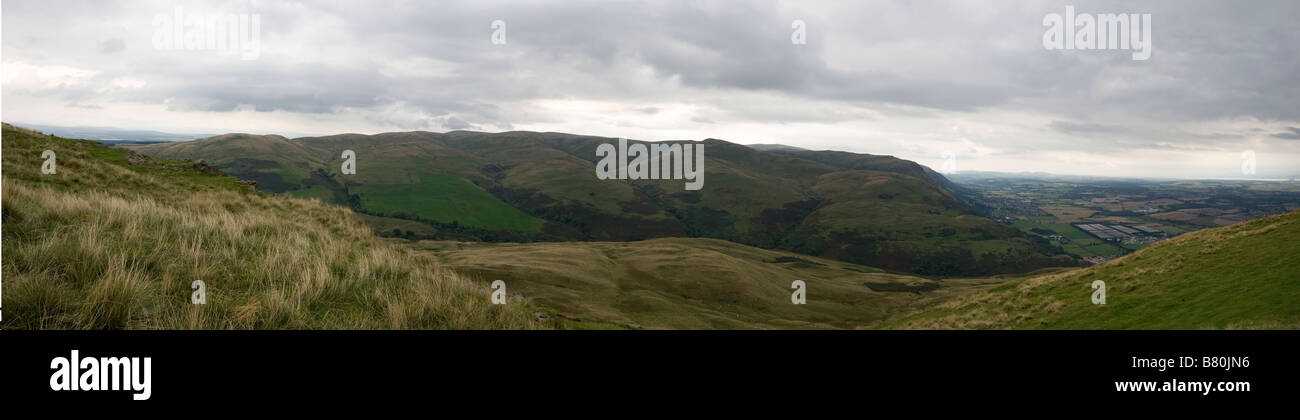 Ochil Hills Panorama Stock Photo