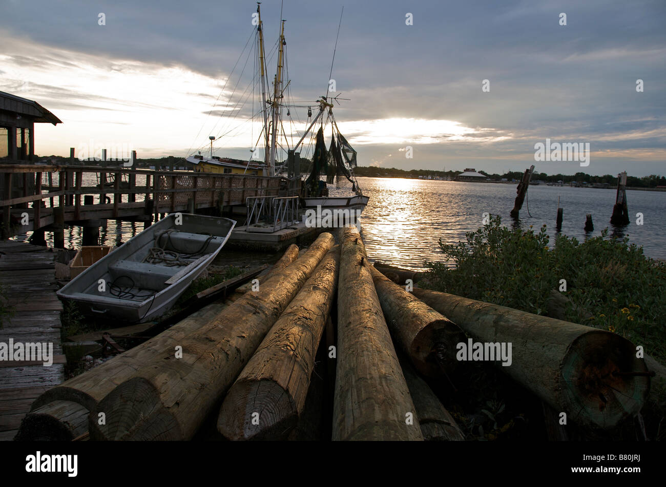 boats on a dock in florida, at amelia island, florida, outside of