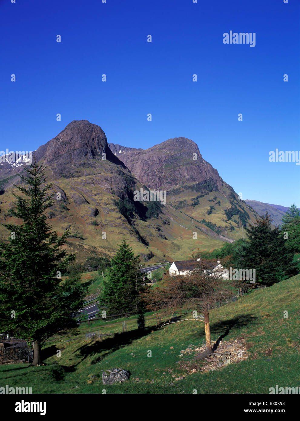 Glencoe, early summer morning, Scotland Stock Photo - Alamy