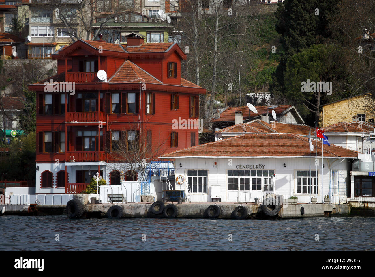CENGELKOY & THE BOSPHORUS ISTANBUL  TURKEY ISTANBUL  TURKEY 13/02/2007 Stock Photo