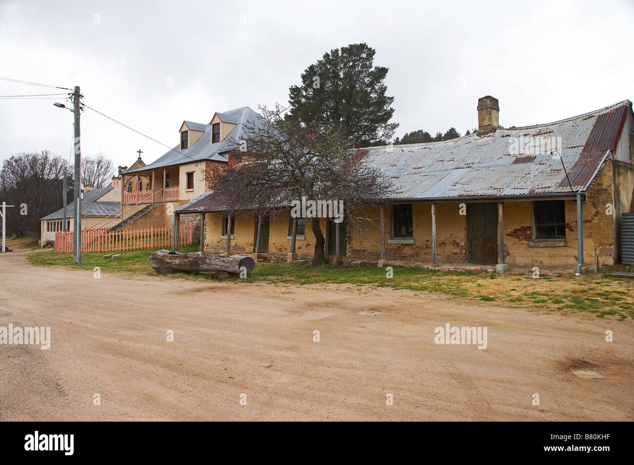Shamrock Inn closest Ivy Cottage and Farmers Inn Hartley Historic Site near Lithgow Blue Mountains New South Wales Australia Stock Photo