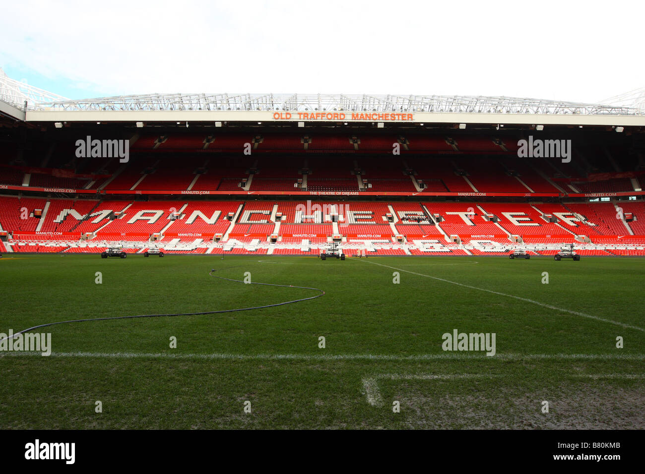 Manchester United Football Ground, Old Trafford Stock Photo
