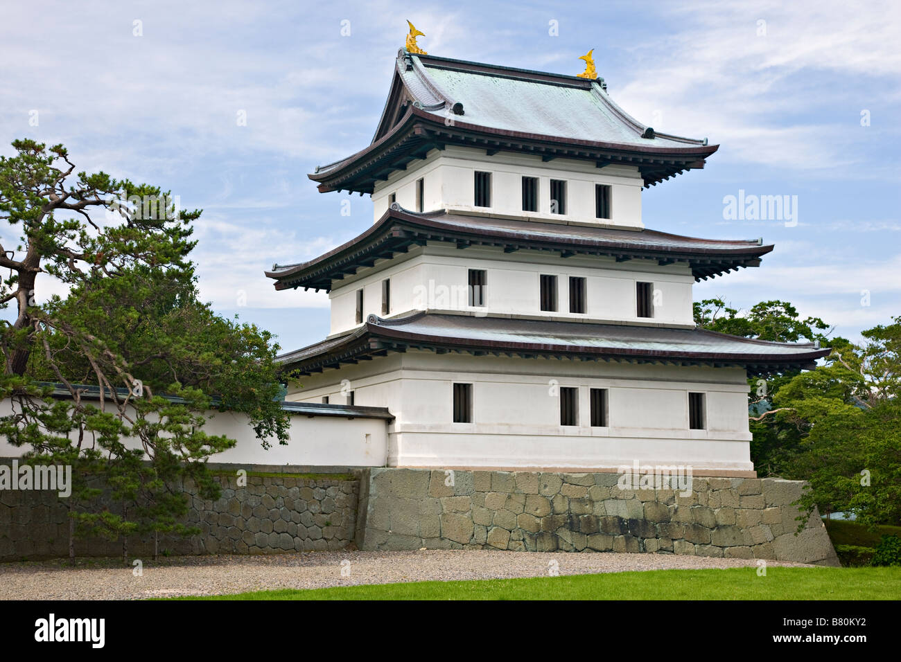 Matsumae Castle, Matsumae, Hokkaido, Japan, Asia Stock Photo Alamy