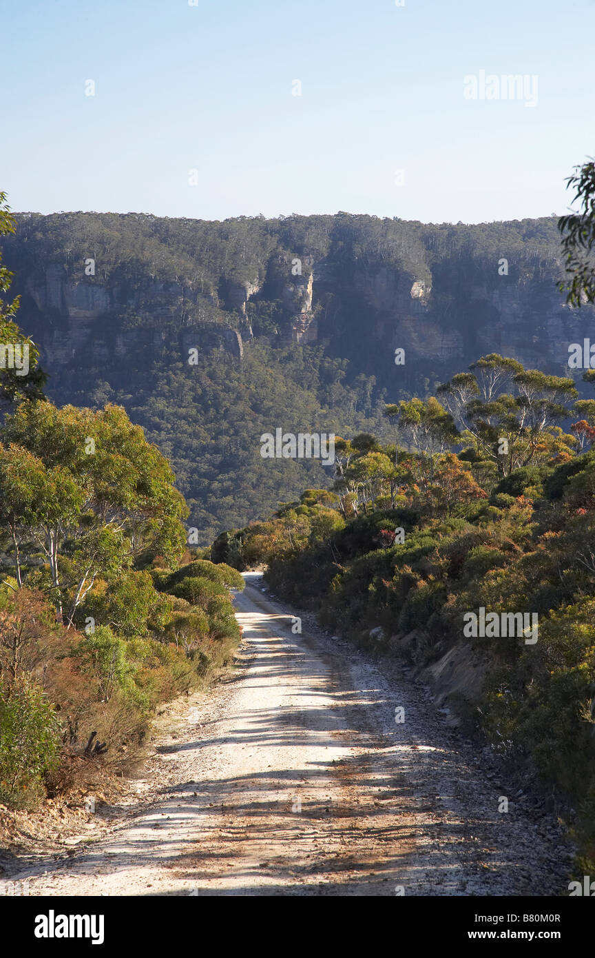 Glenraphael Drive Narrow Neck Katoomba Blue Mountains New South Wales Australia Stock Photo